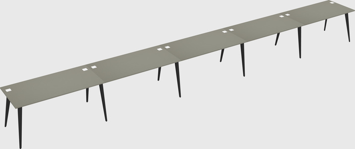 Modern rectangular office desk