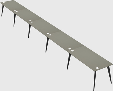 Modern rectangular office desk