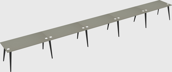 Modern rectangular office desk