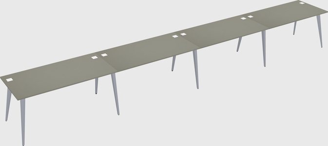 Modern rectangular office desk