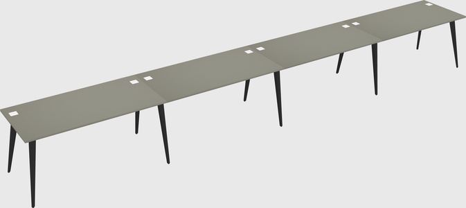 Modern rectangular office desk