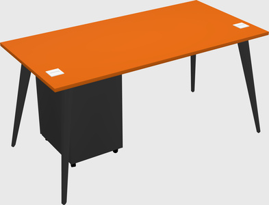 Modern rectangular office desk