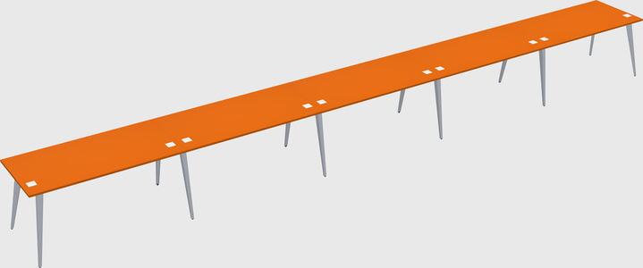 Modern rectangular office desk