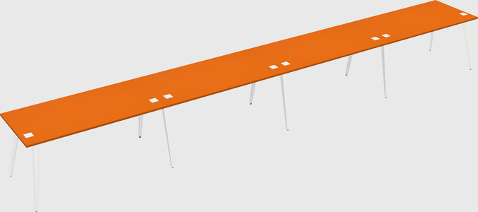 Modern rectangular office desk