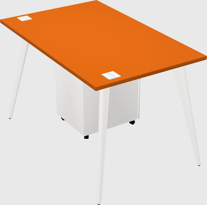 Modern rectangular office desk