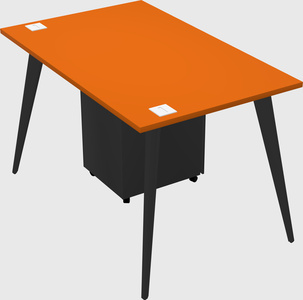 Modern rectangular office desk