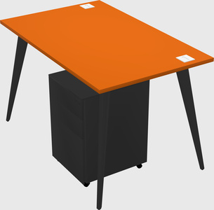 Modern rectangular office desk