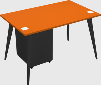 Modern rectangular office desk