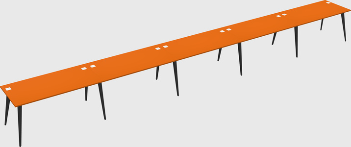 Modern rectangular office desk