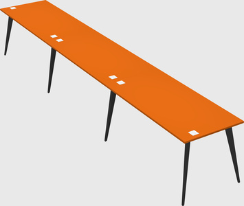 Modern rectangular office desk