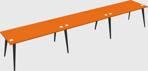 Modern rectangular office desk