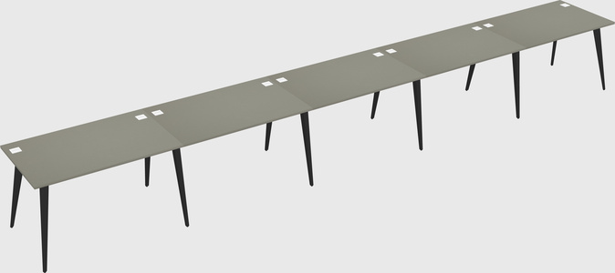 Modern rectangular office desk