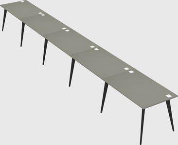 Modern rectangular office desk