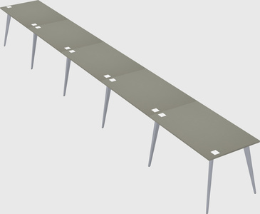 Modern rectangular office desk