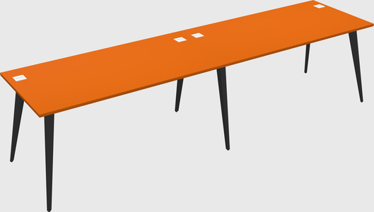 Modern rectangular office desk