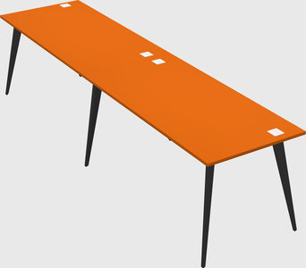 Modern rectangular office desk