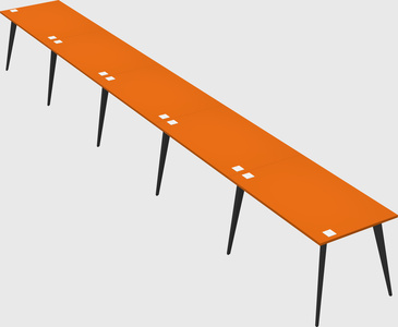 Modern rectangular office desk