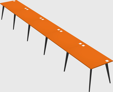 Modern rectangular office desk