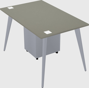 Modern rectangular office desk
