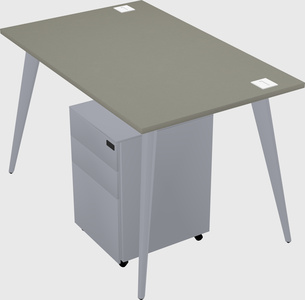 Modern rectangular office desk
