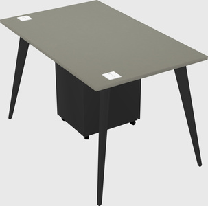 Modern rectangular office desk