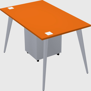 Modern rectangular office desk