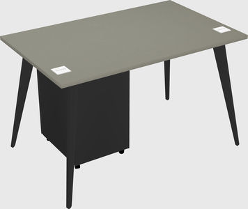 Modern rectangular office desk