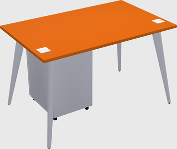 Modern rectangular office desk