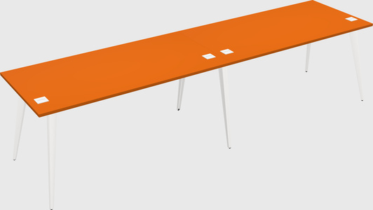 Modern rectangular office desk
