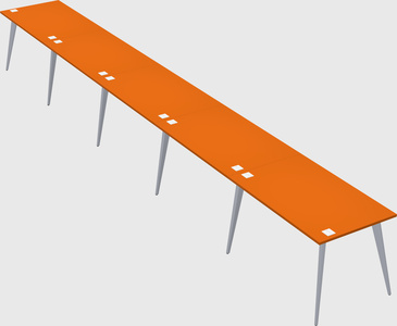 Modern rectangular office desk