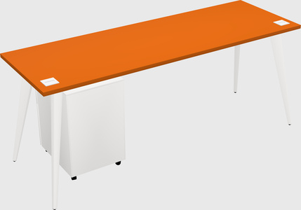 Modern rectangular office desk