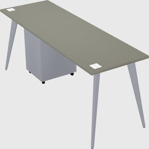 Modern rectangular office desk