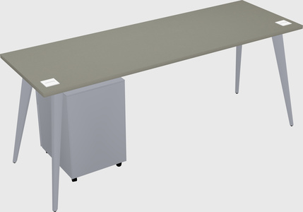 Modern rectangular office desk