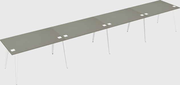 Modern rectangular office desk