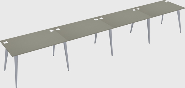Modern rectangular office desk