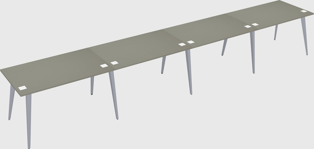 Modern rectangular office desk