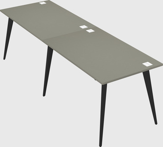 Modern rectangular office desk