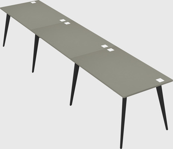 Modern rectangular office desk