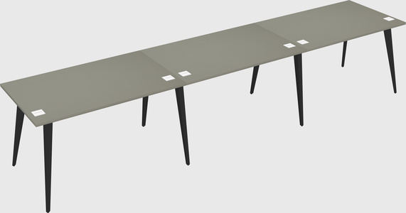 Modern rectangular office desk