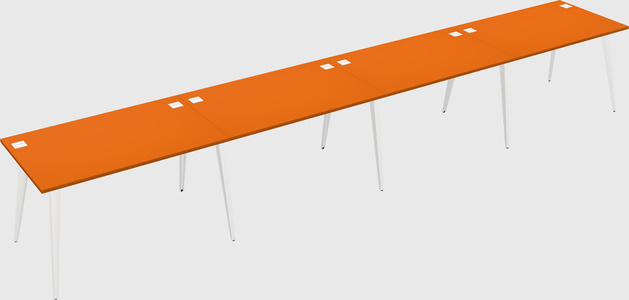 Modern rectangular office desk