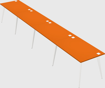 Modern rectangular office desk