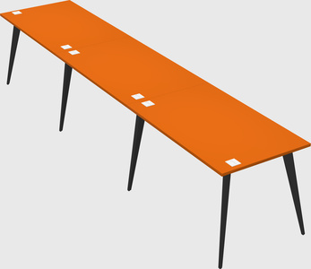 Modern rectangular office desk