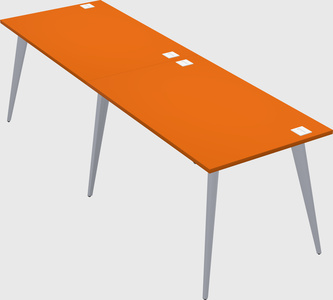 Modern rectangular office desk