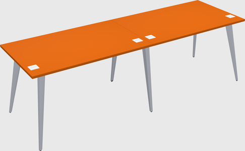 Modern rectangular office desk