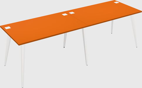 Modern rectangular office desk