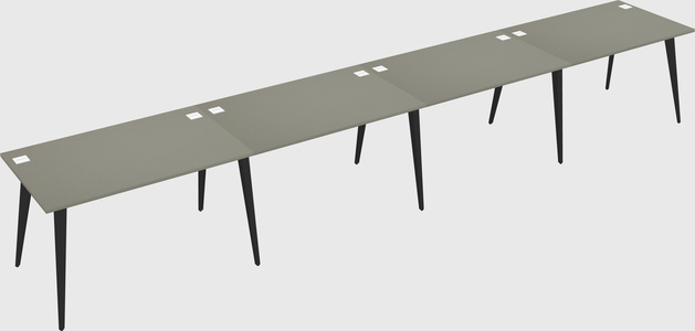 Modern rectangular office desk