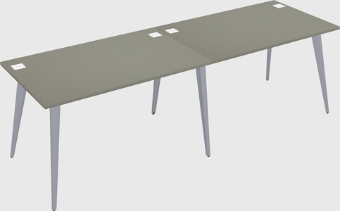 Modern rectangular office desk