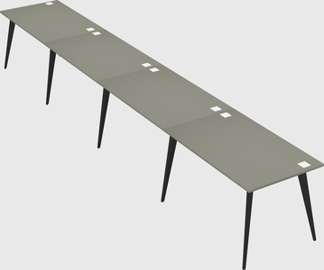 Modern rectangular office desk