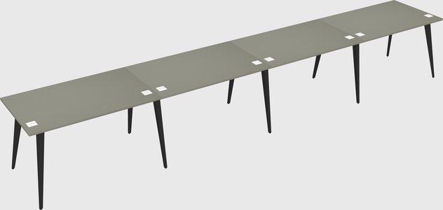 Modern rectangular office desk
