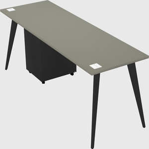 Modern rectangular office desk
